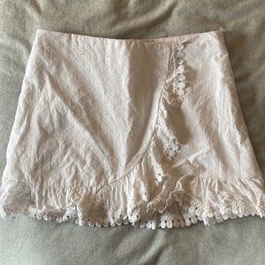 Lilly Pulitzer eyelet skort white